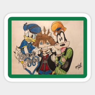 Kingdom Hearts Friends Sticker